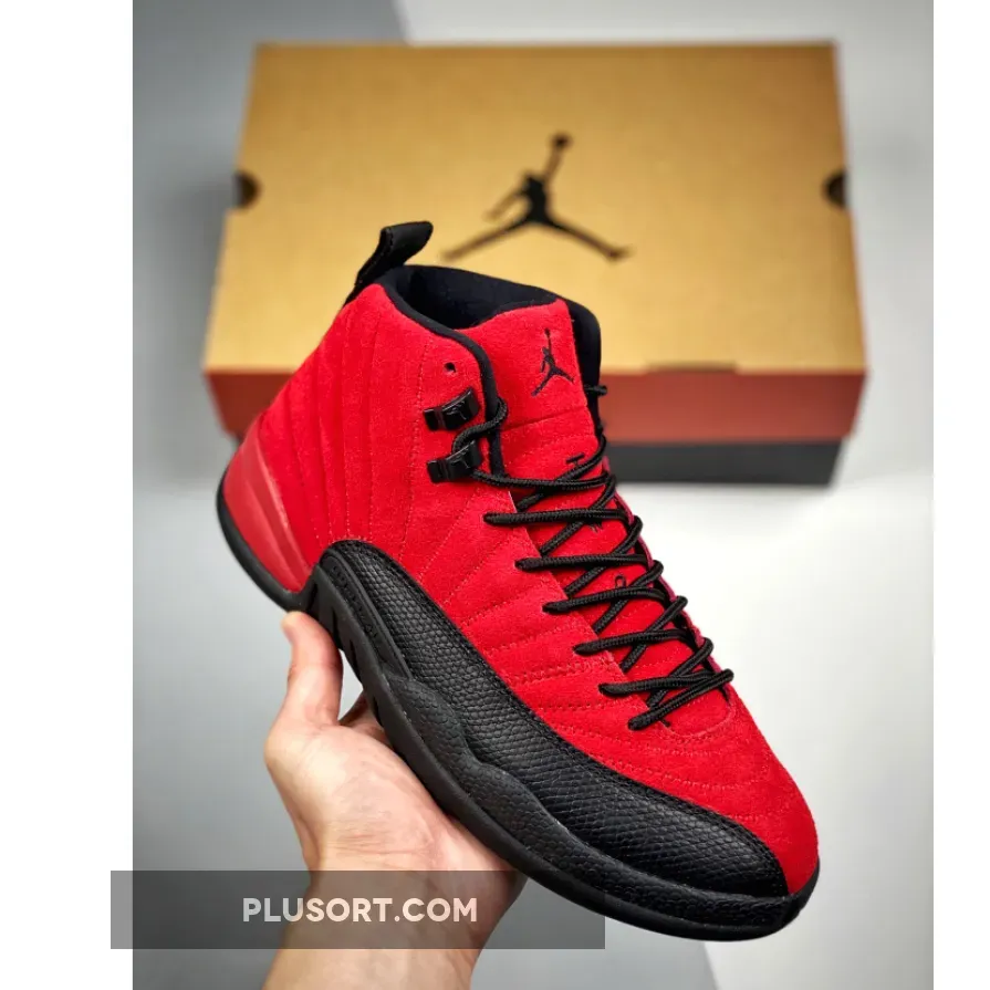 Air Jordan 12 'Reverse Flu Game' - jordan 12 black red