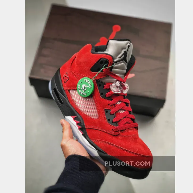 Air Jordan 5 Retro 'Raging Bull' Dd0587-600 AJ5 Varsity Red/Black/White / raging bull 5's
