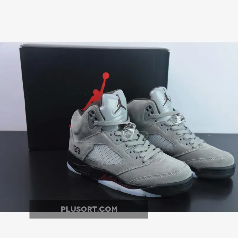 A Ma Maniére x Air Jordan 5 Light Bone/Black-Burgundy Crush-Pale Ivory