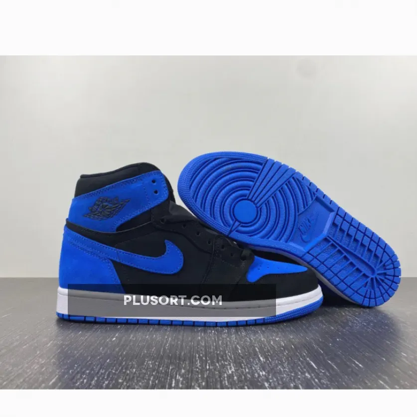 Air Jordan 1 High "Royal Reimagined" Black/Royal Blue-White