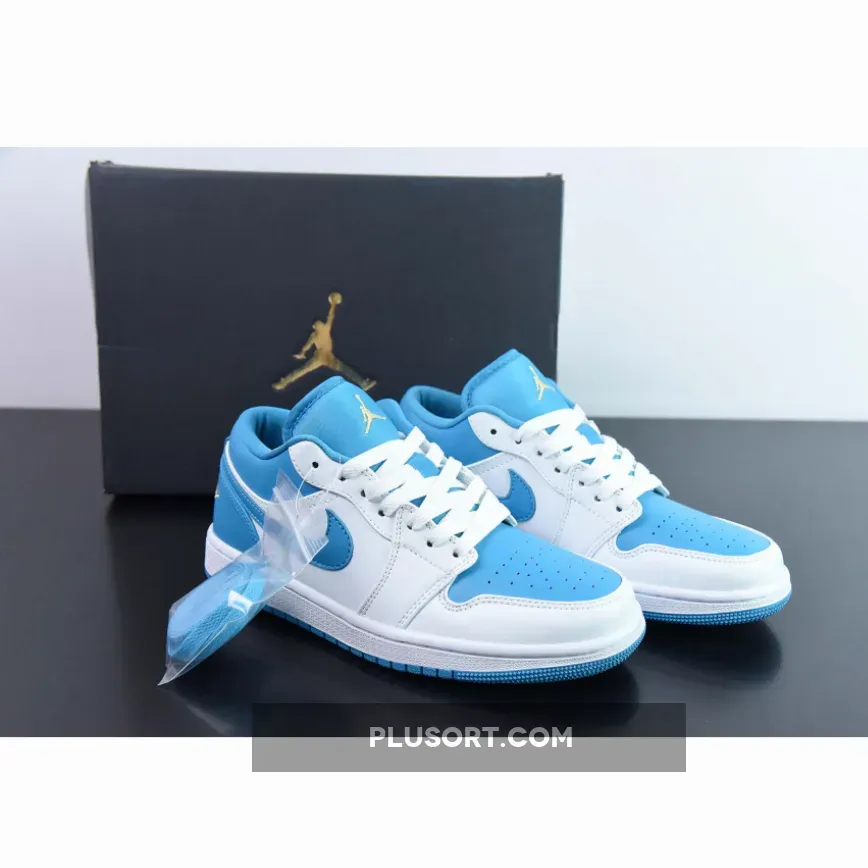 Air Jordan 1 Low Aquatone/Celestial Gold-White 553560-174