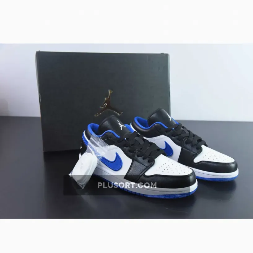 Air Jordan 1 Low Black/White-Game Royal