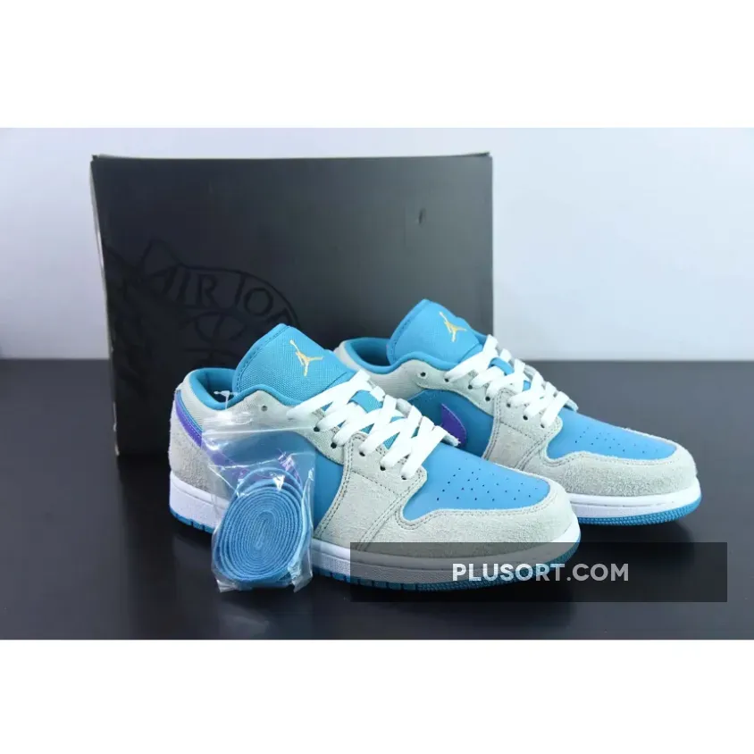 Air Jordan 1 Low Blue Grey Purple