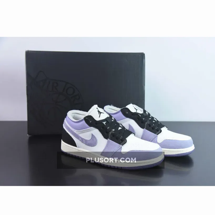 Air Jordan 1 Low Craft Inside Out Grey Black