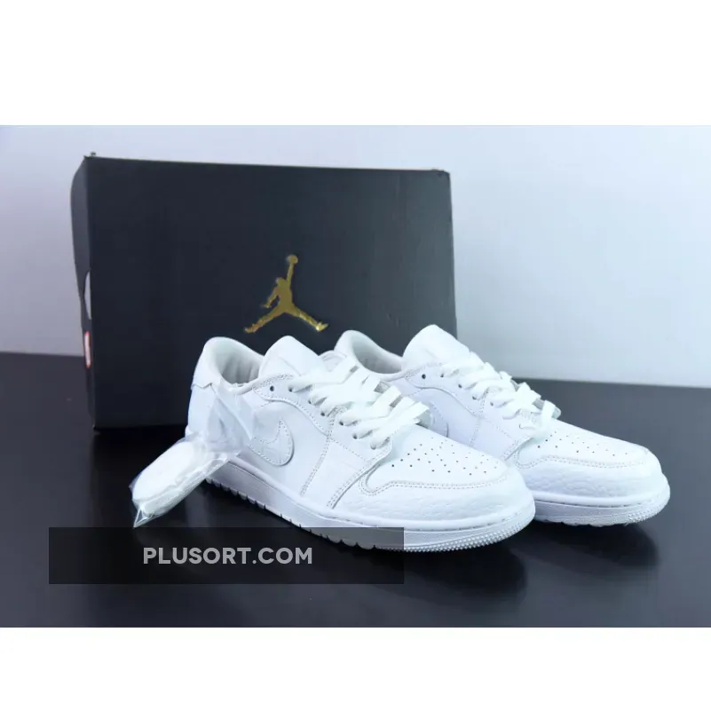 Air Jordan 1 Low Golf ‘White Croc’