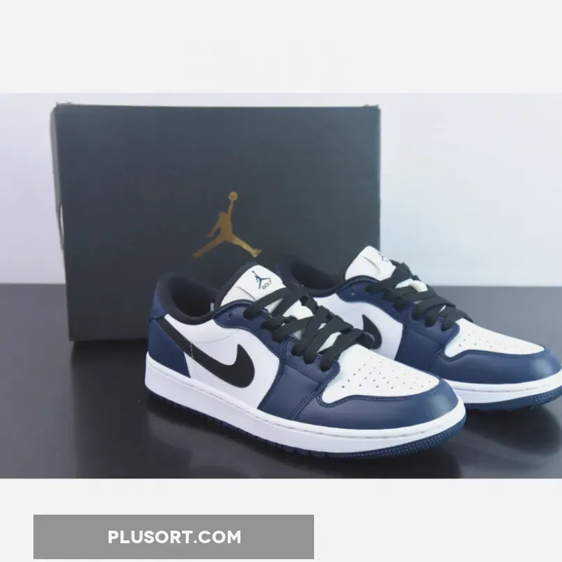 Air Jordan 1 Low Golf White/Midnight Navy-Black