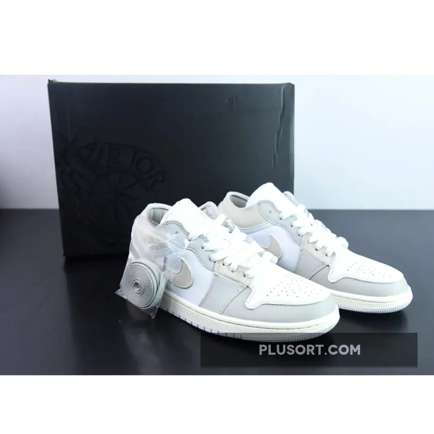 Air Jordan 1 Low OG EX Tech Grey/Light Orewood Brown-White