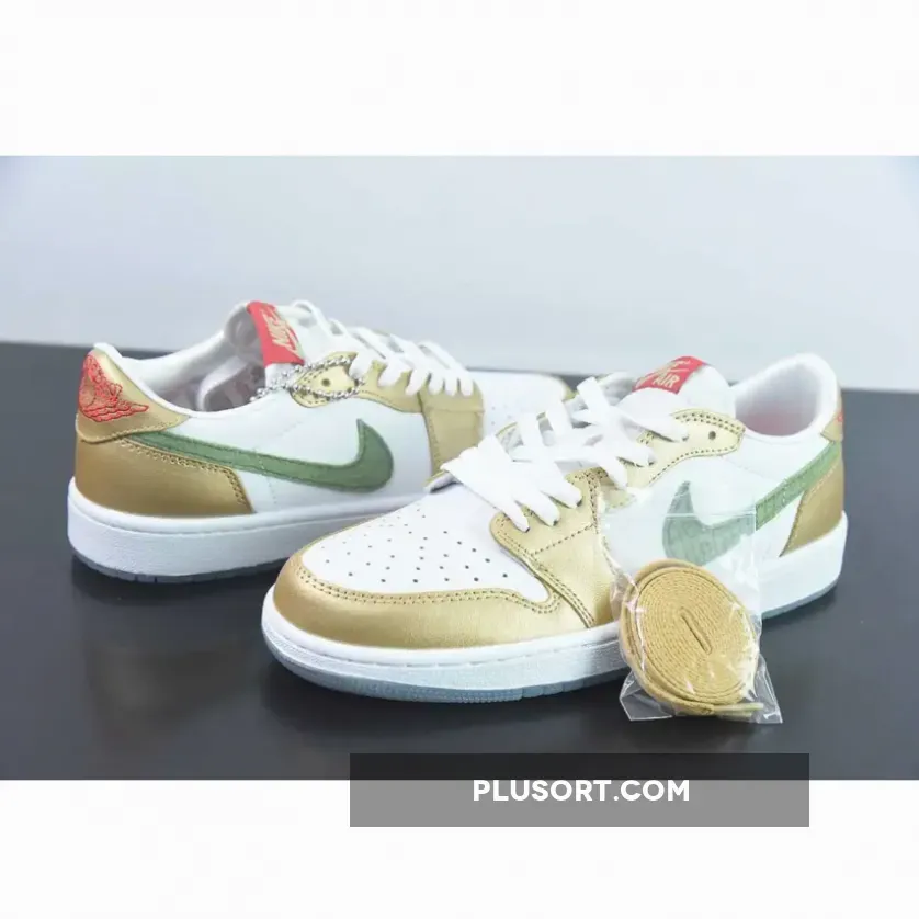 Air Jordan 1 Low OG "Year of the Dragon" Sail/Metallic Gold Grain Air Jordan 1 Low OG "Year of the Dragon" Sail/Metallic Gold Grain