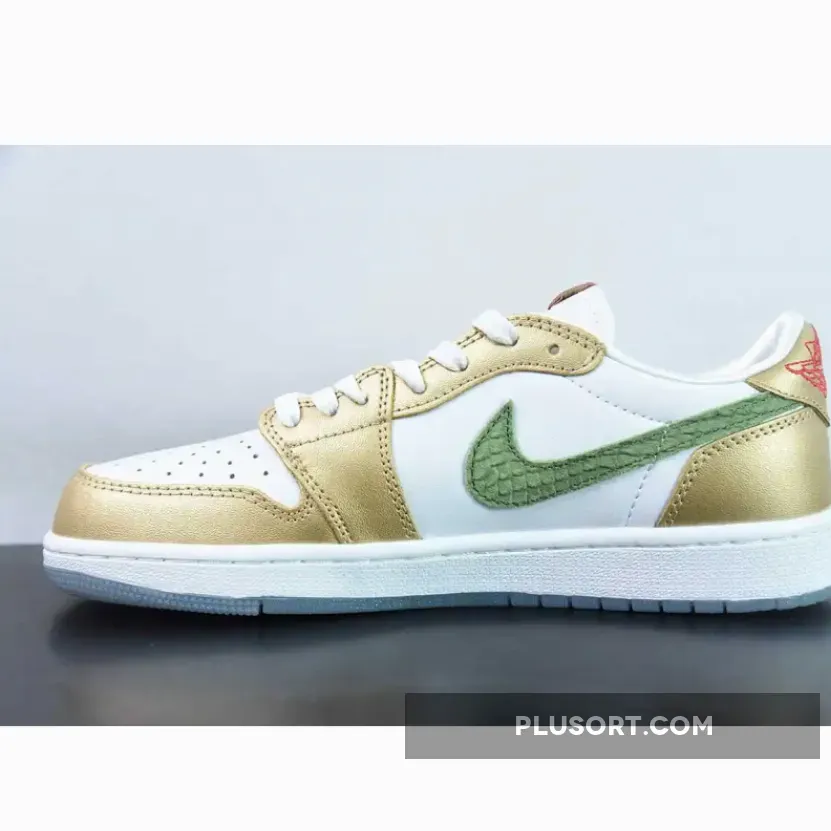 Air Jordan 1 Low OG "Year of the Dragon" Sail/Metallic Gold Grain Air Jordan 1 Low OG "Year of the Dragon" Sail/Metallic Gold Grain