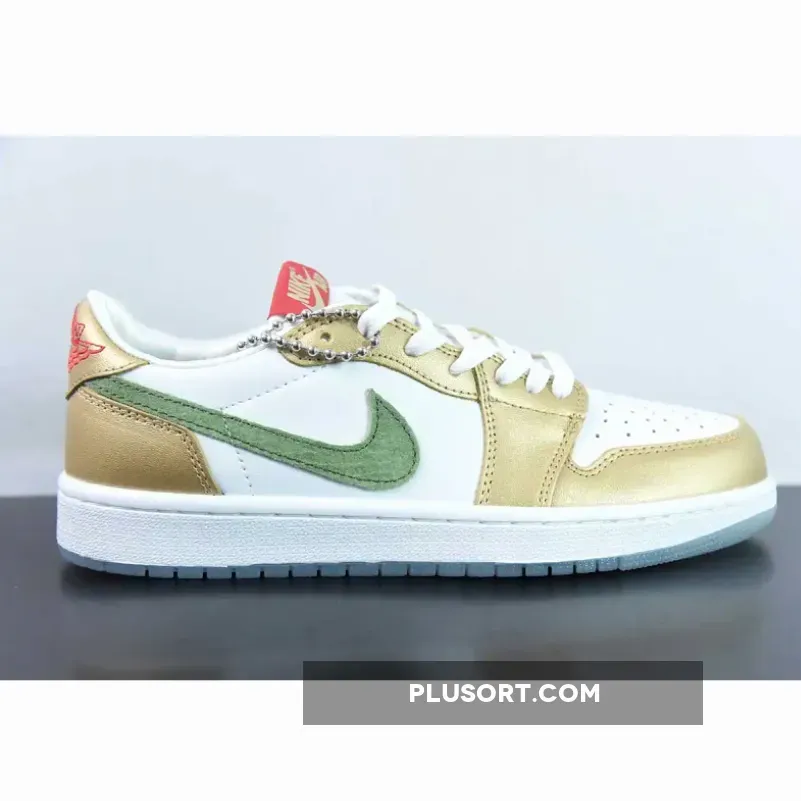 Air Jordan 1 Low OG "Year of the Dragon" Sail/Metallic Gold Grain Air Jordan 1 Low OG "Year of the Dragon" Sail/Metallic Gold Grain