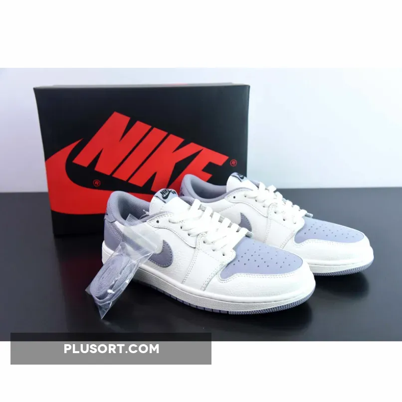 Air Jordan 1 Low Sail/Black-Atmosphere Grey