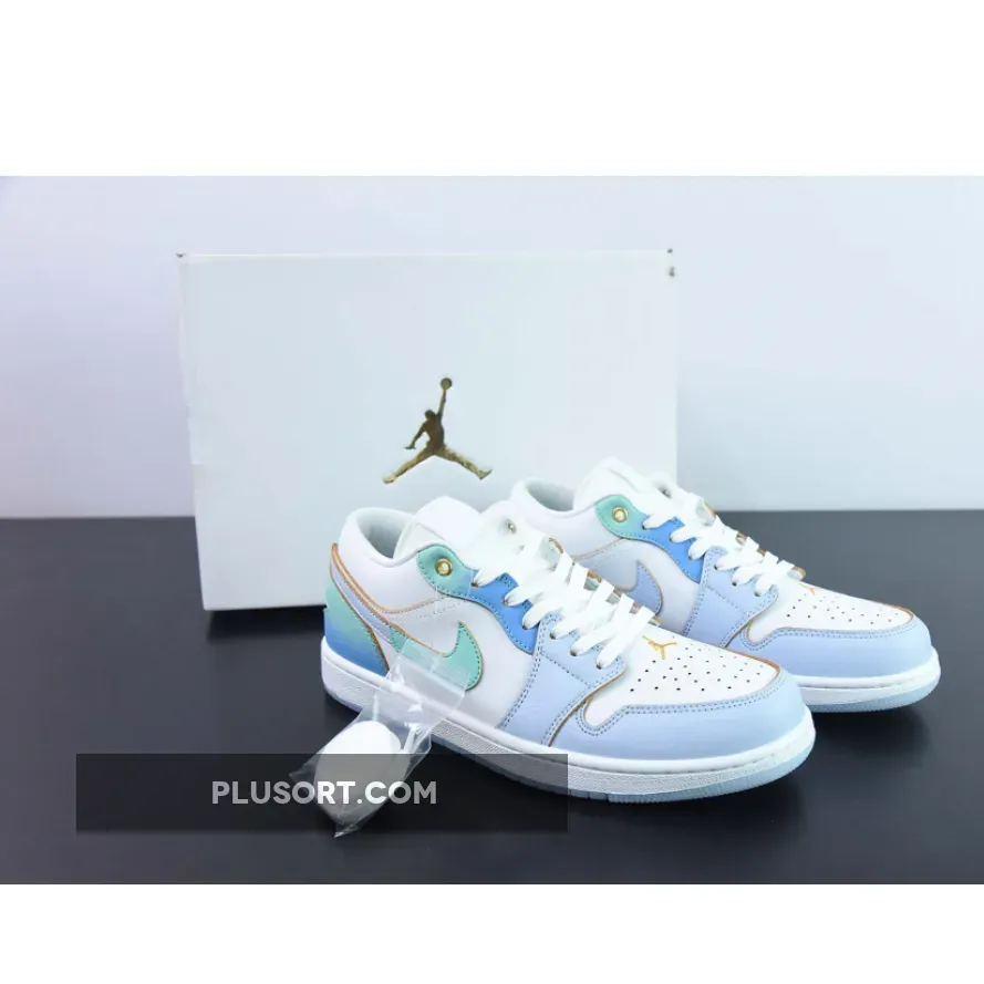 Air Jordan 1 Low SE White Emerald Rise New Arrival