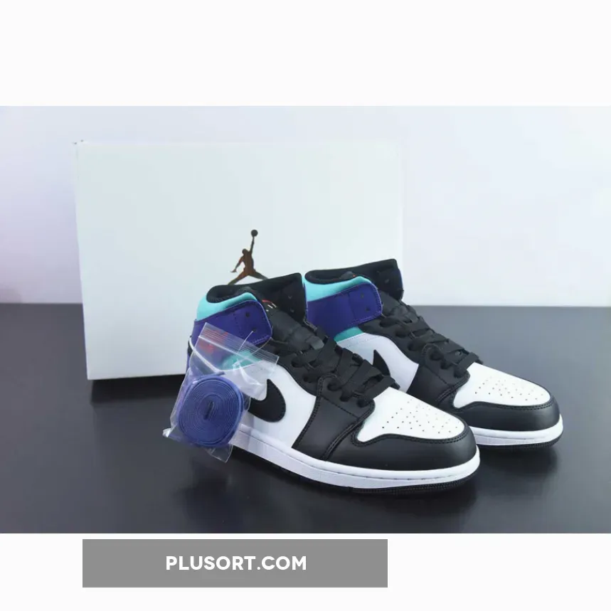 Air Jordan 1 Mid Teal Purple