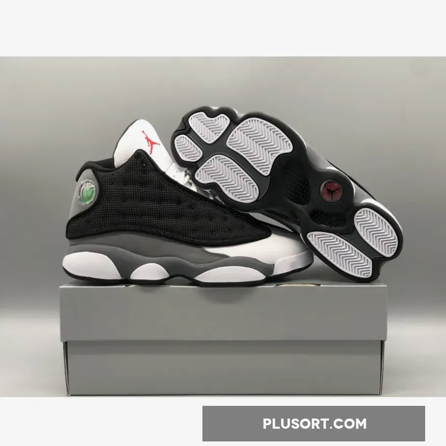 Air Jordan 13 ‘Black Flint’ Black/University Red-Flint Grey-White