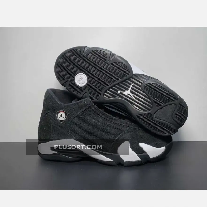 Air Jordan 14 Black/White-University Red
