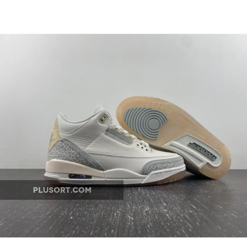 Air Jordan 3 Craft Ivory/Grey Mist-Cream