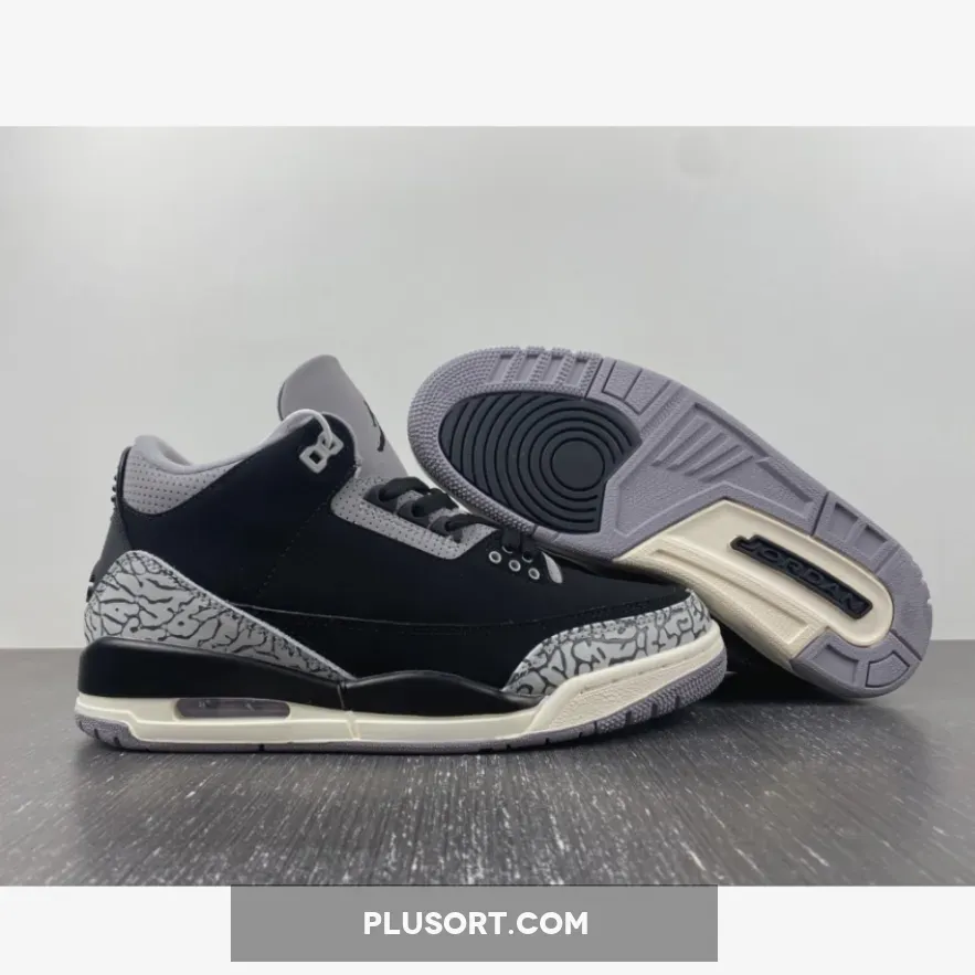 Air Jordan 3 "Oreo" Off Noir/Black/Coconut Milk