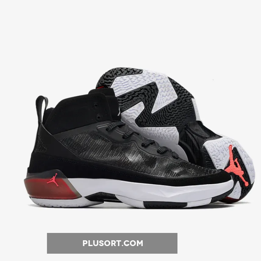 Air Jordan 37 Black/White-Hot Punch-Multi-Color