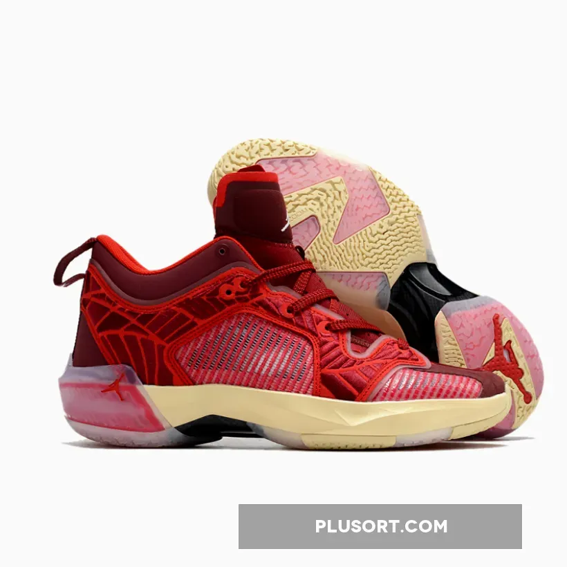 Air Jordan 37 Low Team Red/Sail-University Red-Muslin