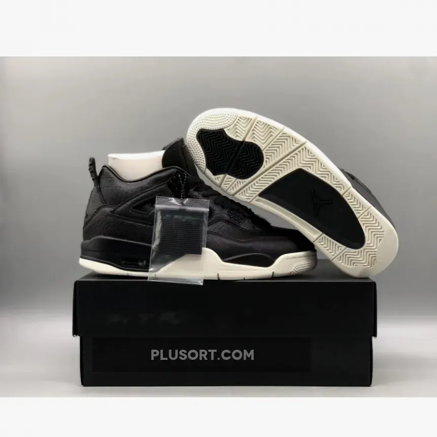 Air Jordan 4 Retro PRM Pony Hair Black