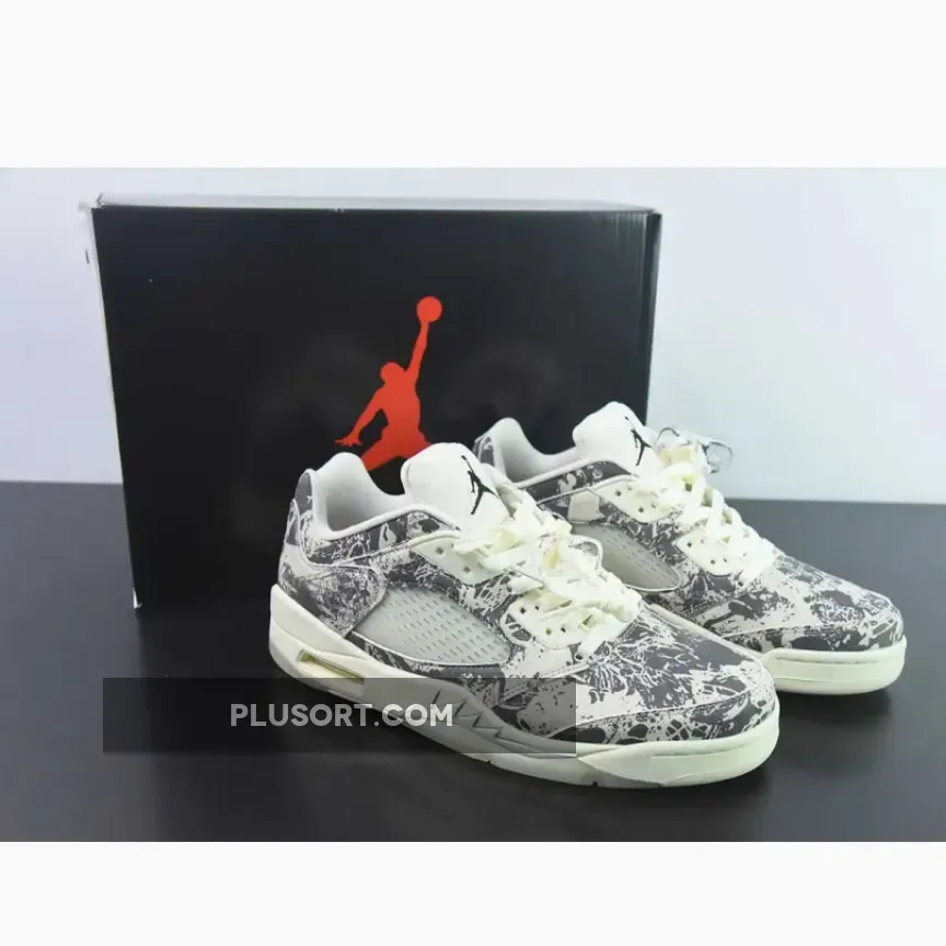 Air Jordan 5 Low Expression Cream Grey