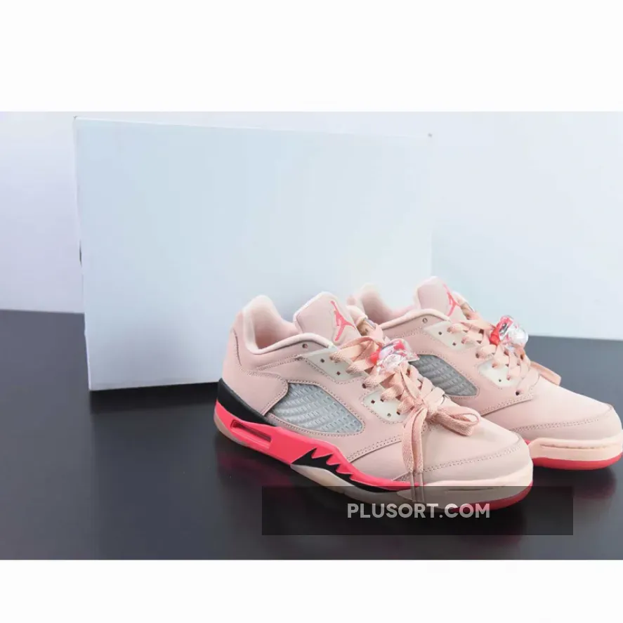 Air Jordan 5 Low "Girls That Hoop" Arctic Orange/Siren Red-Black