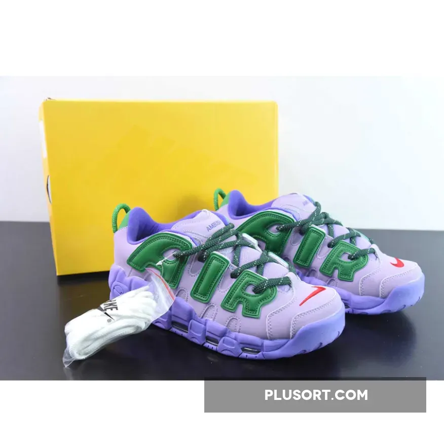 AMBUSH x Nike Air More Uptempo Low Lilac/Apple Green