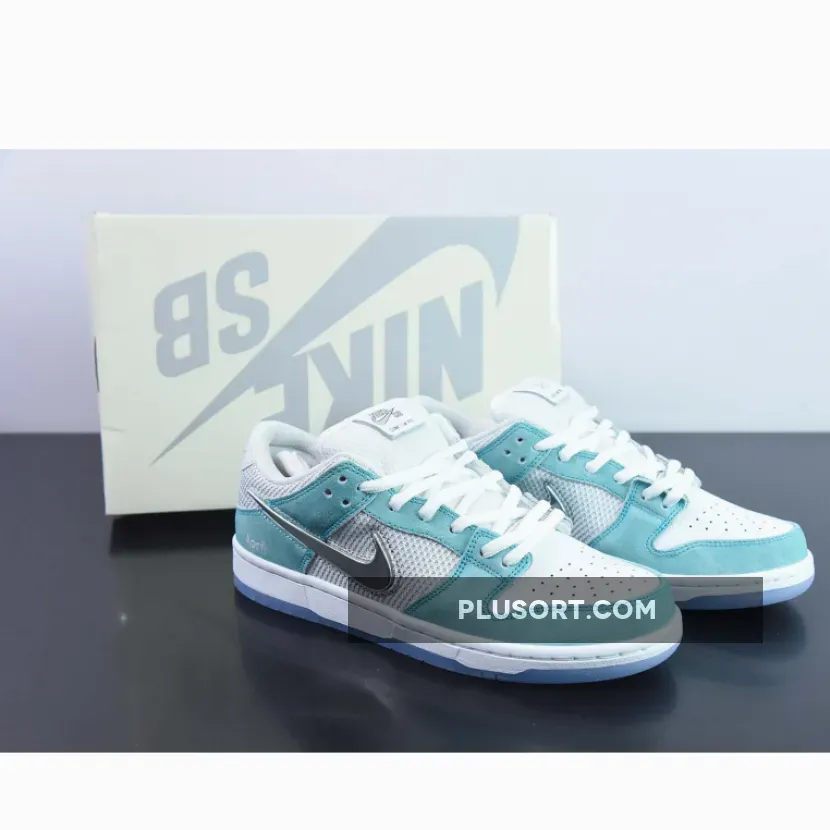 April Skateboards x Nike SB Dunk Low Blue White Silver