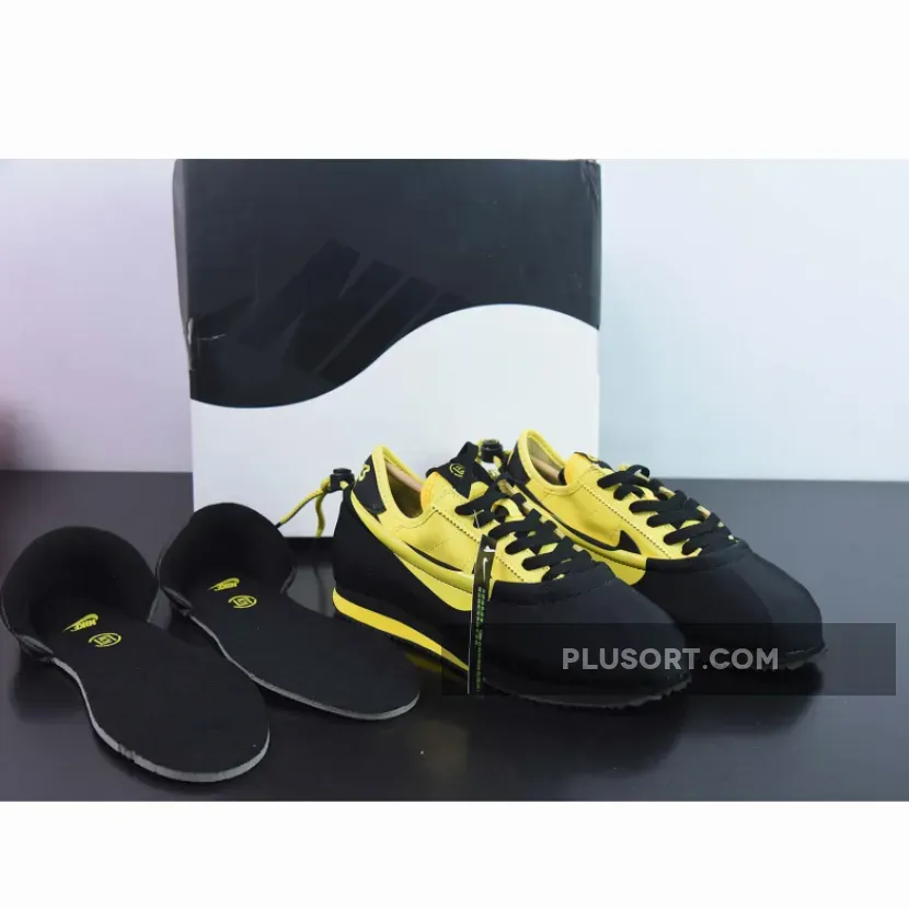 CLOT x Nike Cortez "Bruce Lee" Black/Varsity Maize