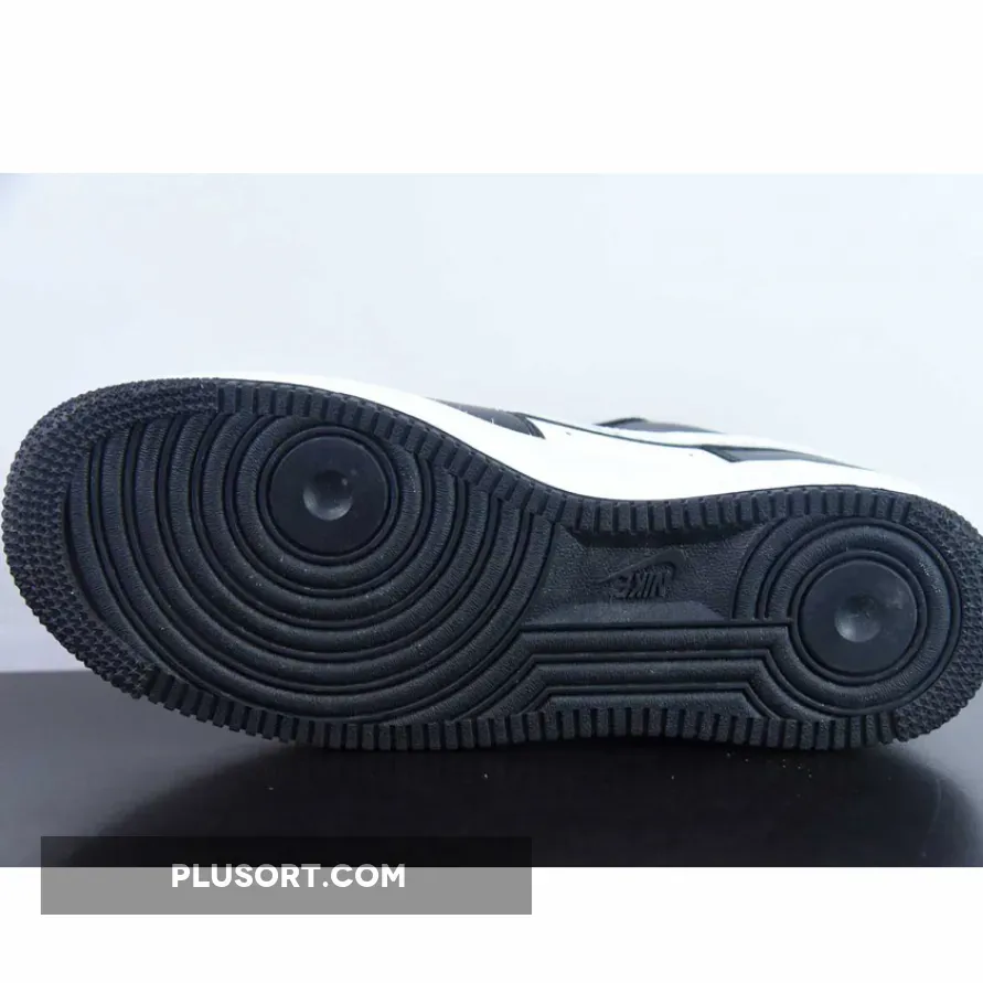 Custom BY You Nike Air Force 1 Low Panda Black White Custom BY You Nike Air Force 1 Low Panda Black White