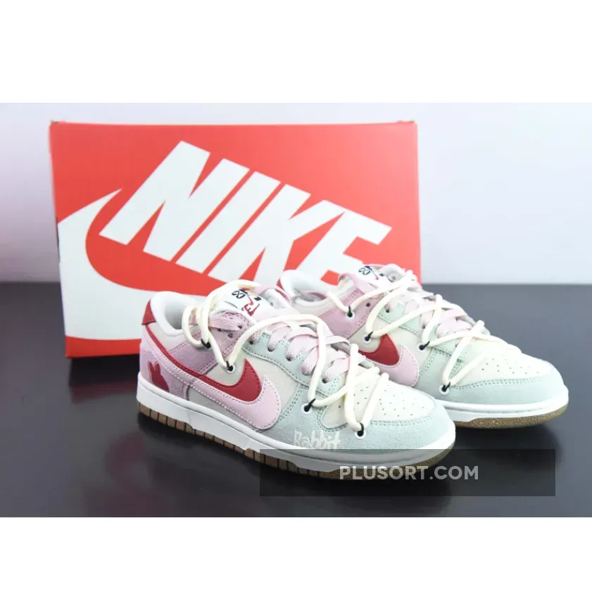 Custom Nike Dunk Low ’85 Double Swoosh’ Rabbit
