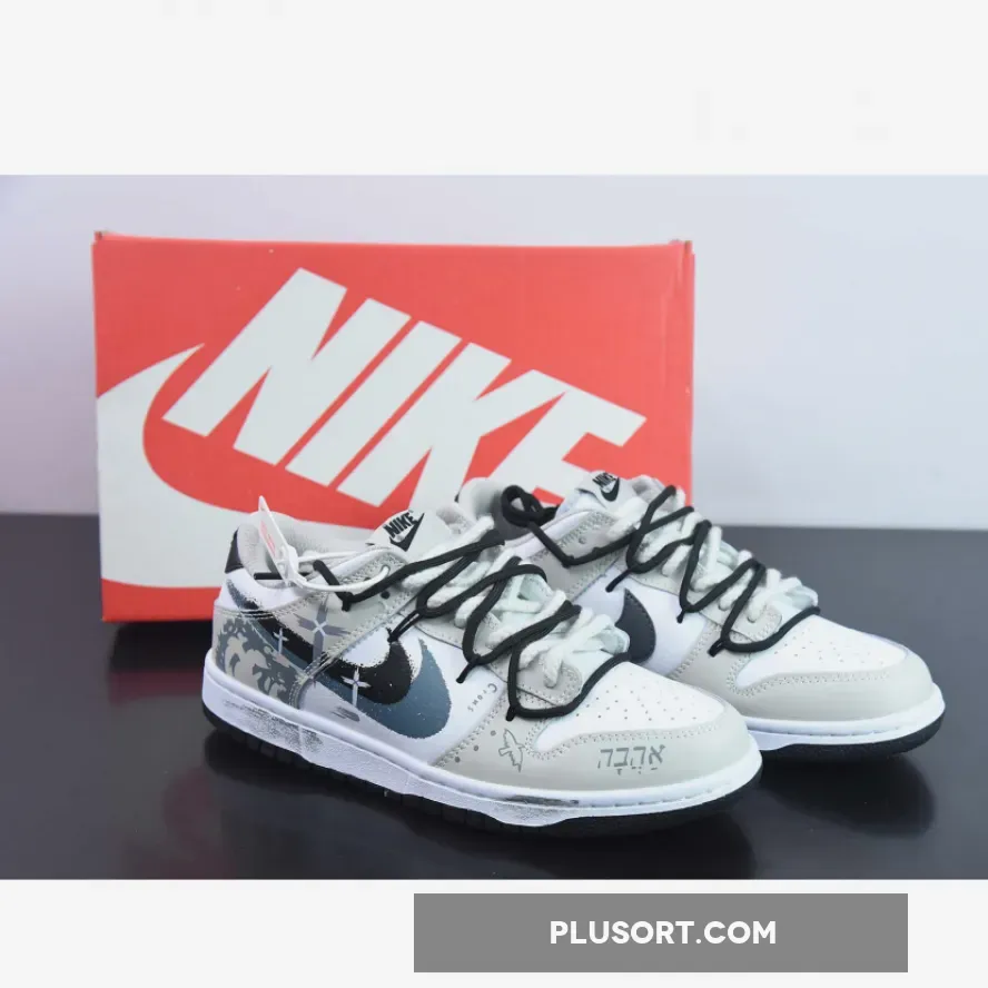 Custom Nike Dunk Low ‘Spray Paint Swoosh’