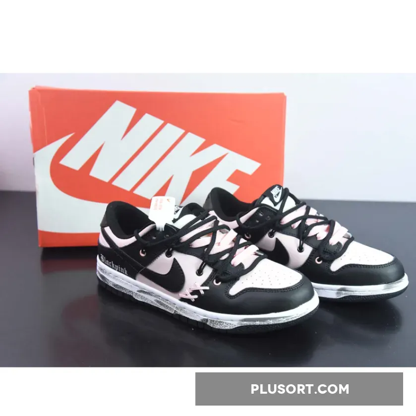 Custom Nike WMNS Dunk Low Black Pink