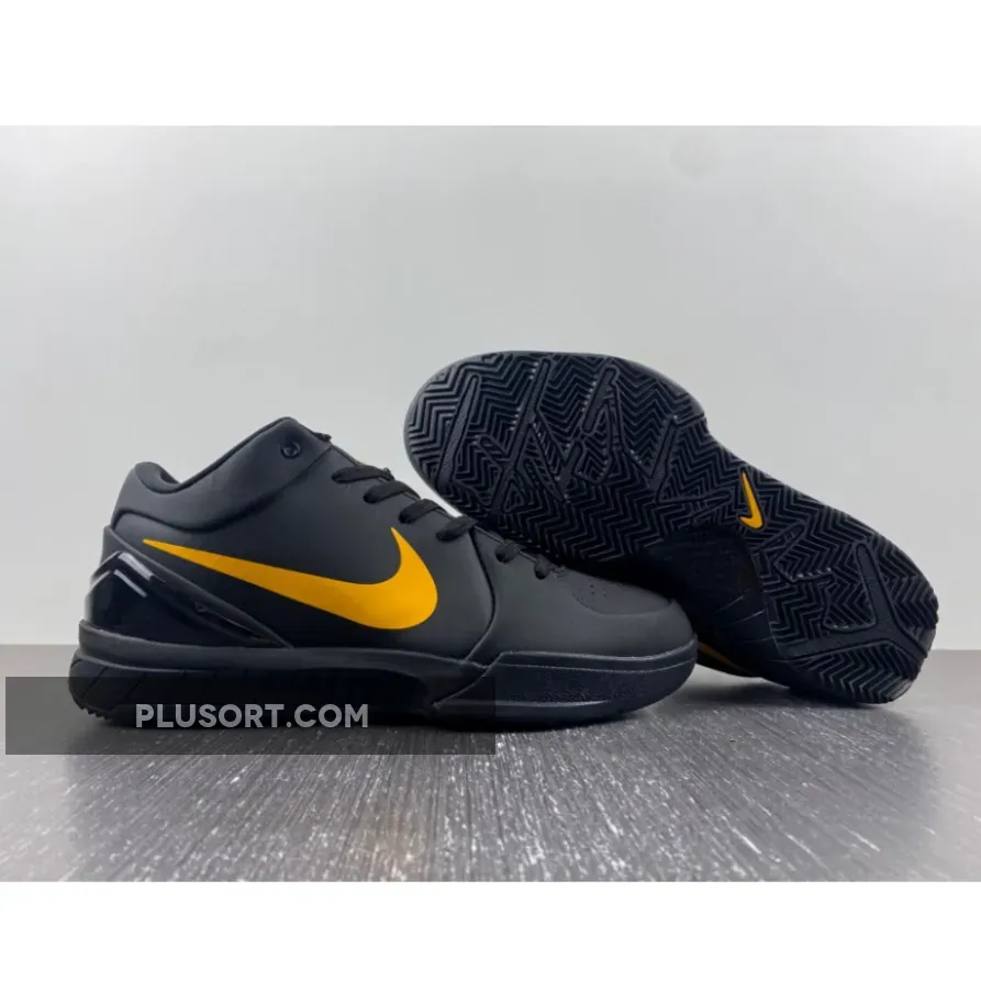 Hot Nike Kobe 4 Protro Black University Gold