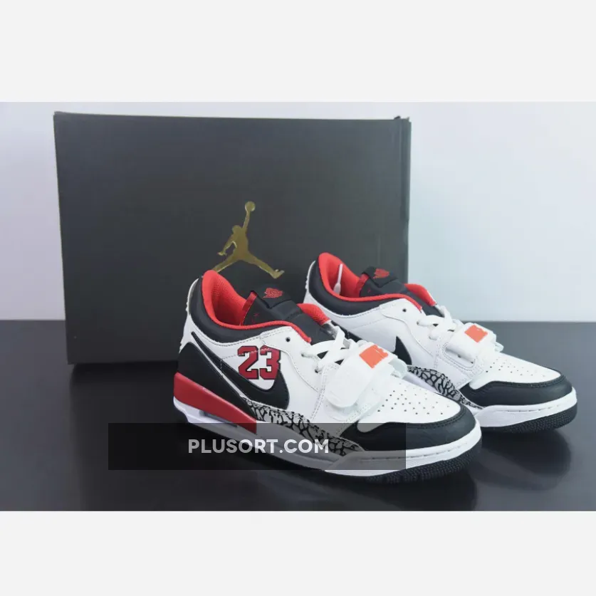 Jordan Legacy 312 Low 23 White Black Red