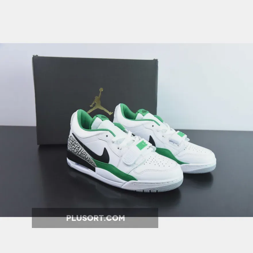 Jordan Legacy 312 Low "Celtics" White Pine Green