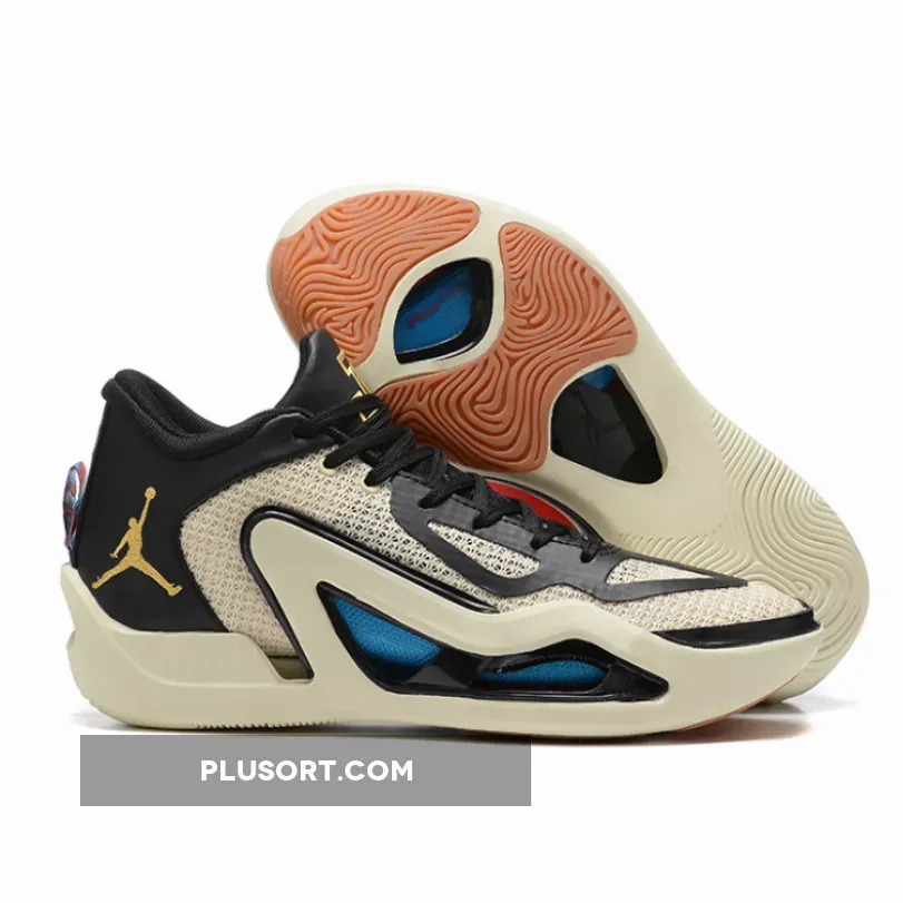 Jordan Tatum 1 "Barbershop" Coconut Milk/Gold/Black