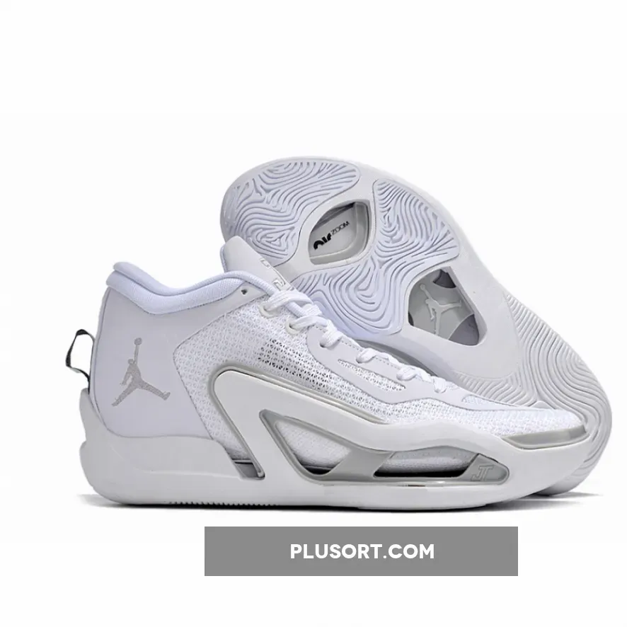 Jordan Tatum 1 "Pure Money" White/Grey Fog
