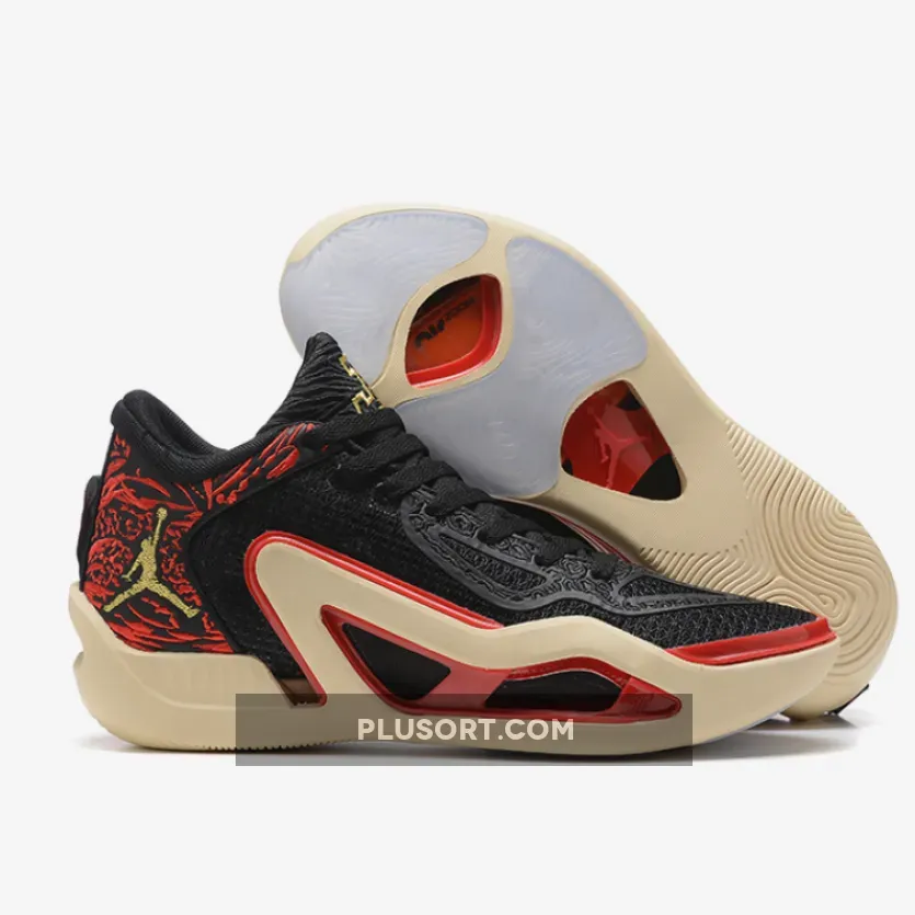 Jordan Tatum 1 "Zoo" Black/Metallic Gold-Red-Beach