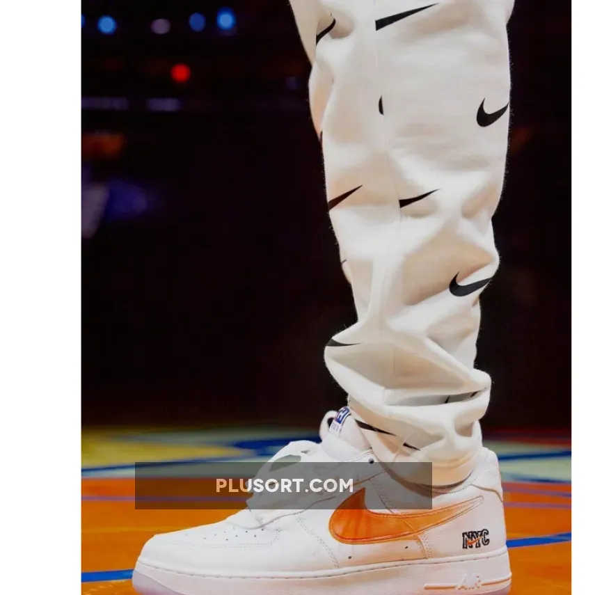 Kith x Nike Air Force 1 Low "NYC" White/Rush Blue-Brilliant Orange