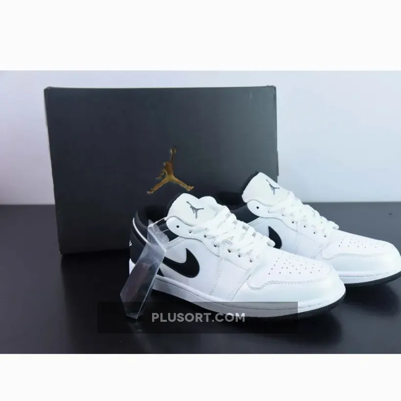 New Arrival Air Jordan 1 Low White Black