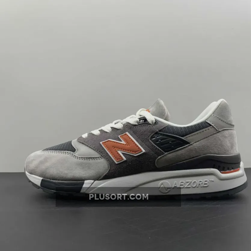 New Balance 998 Grey Orange
