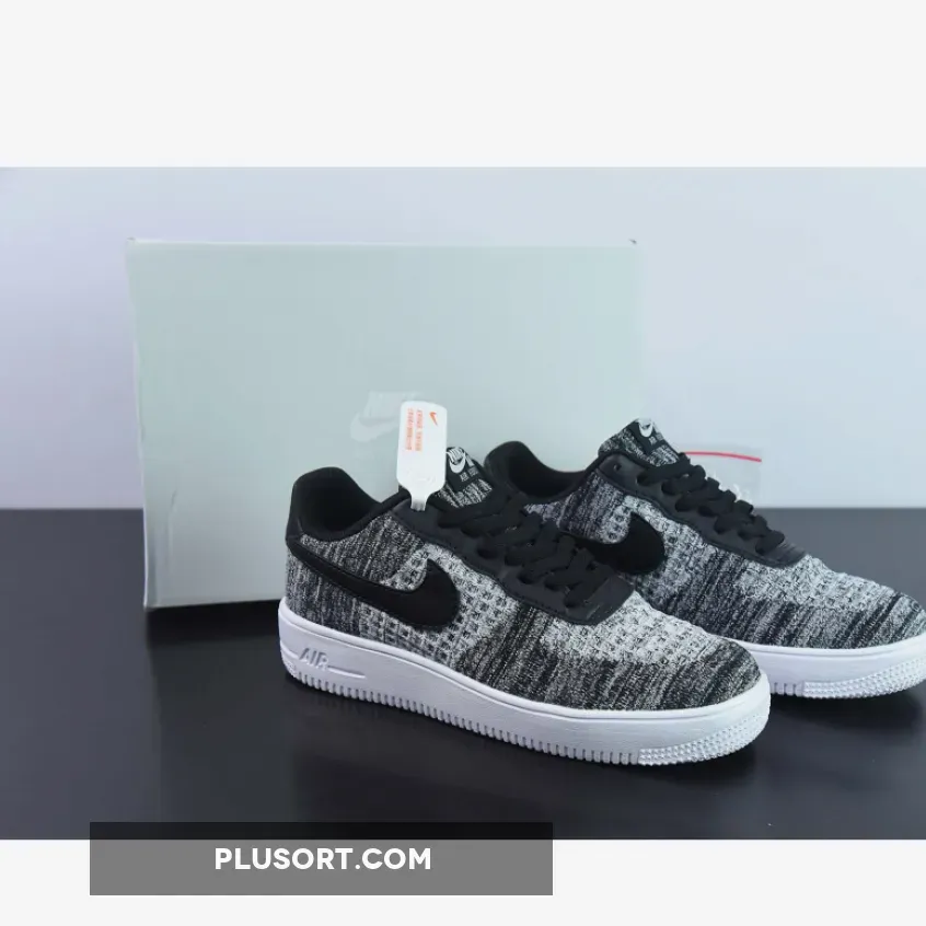 Nike Air Force 1 Flyknit 2 ‘Oreo’ Black Pure Platinum