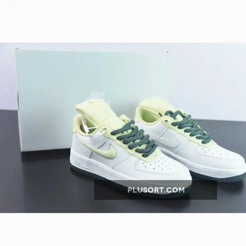 Nike Air Force 1 Low "Big Tongue" White Neon