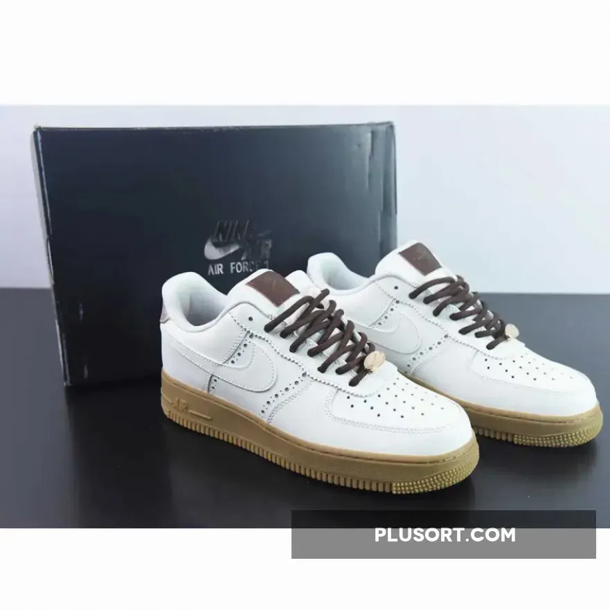 Nike Air Force 1 Low Brogue Sail Brown