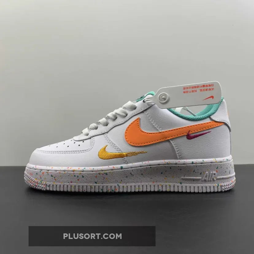 Nike Air Force 1 Low GS White Teal