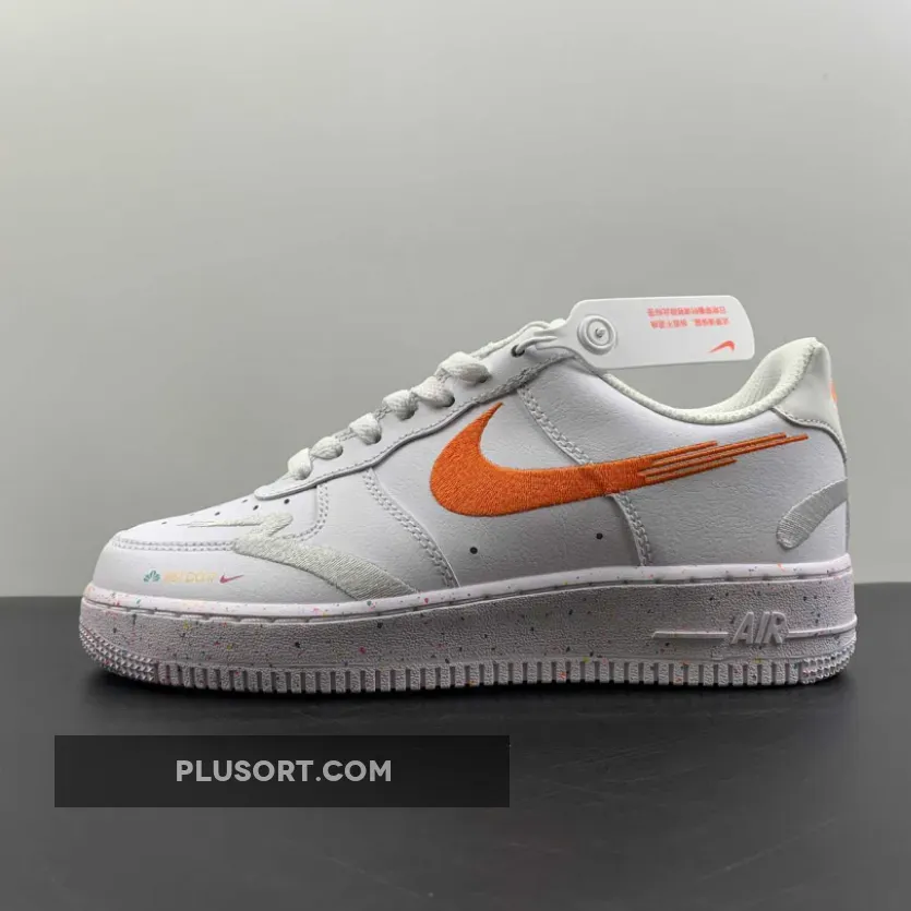 Nike Air Force 1 Low "Leap High" White/Washed Teal-Safety Orange-Rush Pink