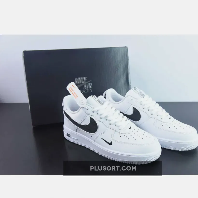 Nike Air Force 1 Low ‘Multi-Etch Swoosh’ White Black