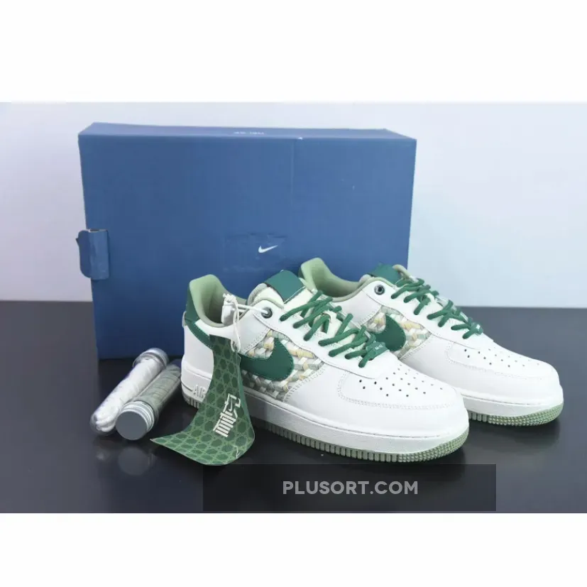 Nike Air Force 1 Low "NAI-KE" Green White