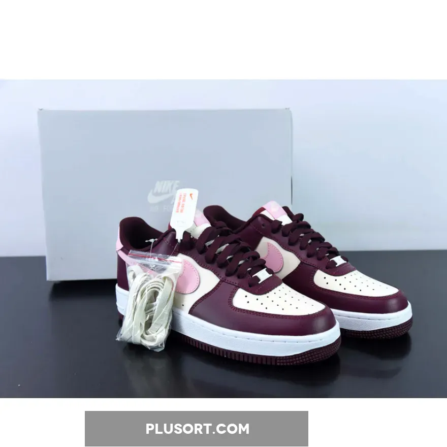 Nike Air Force 1 Low "Valentine’s Day" Sail/Night Maroon-Pink